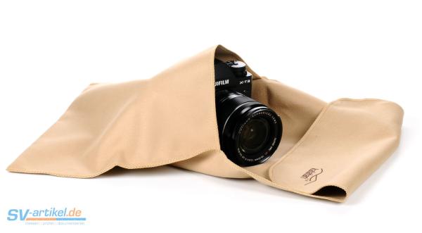 Einschlagtusch aus Mikrofaser mit Kamera